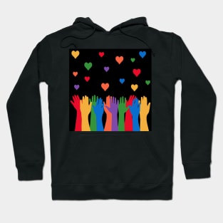 Pride hands 2 Hoodie